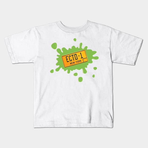 Ecto 1 Plate 2 Kids T-Shirt by Nykos